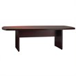 ADD TO YOUR SET: Mayline Luminary 8' Curved End Conference Table with Slab Base