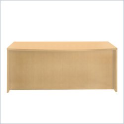 Mayline Luminary 66 Straight Front Wood Credenza Desk-Cherry