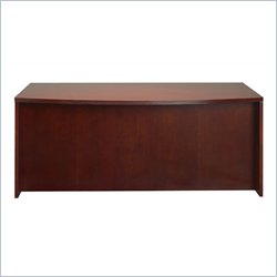 Mayline Luminary 66 Bow Front Wood Desk