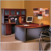 Mayline Aberdeen 72 Wood U-Shaped Desk Set