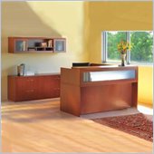 Mayline Aberdeen Conference Desk, Reception Desk Transaction Counter, Reception Return Screen, Lateral Files, Hutch and Return
