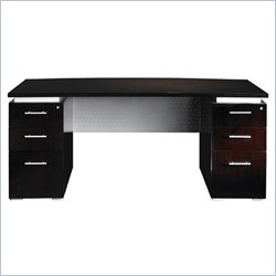 Mayline Eclipse 66 Inch Desk Top and 2 Box-Box-File Pedestals