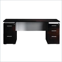 Mayline Eclipse 72 Inch Desk Top with File-File Pedestal and Box-Box-File Pedestal