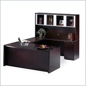 Mayline Corsica 66 Wood U-Shaped Desk