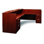 Mayline Mira Desk, Return, Box-Box-File Pedestal and File-File Pedestal