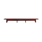 Mayline Corsica Boat Shaped 26' Conference Table with Slab Base