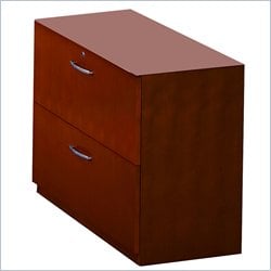 Mayline Corsica 2 Drawer Lateral Wood File with Unfinished Top For Credenza Return