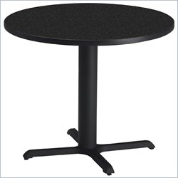 Mayline Bistro 36 Round Casual Dining Table-Mahogany