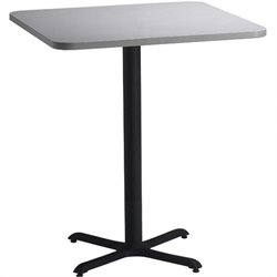 Mayline Bistro 36 Square Bar Table-Mahogany
