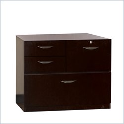 Mayline Luminary Multipurpose Storage Unit with Unfinished Top-Cherry