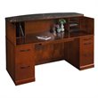 ADD TO YOUR SET: Mayline Sorrento Reception Desk with Marble Counter