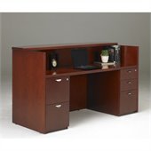 Mayline Mira Reception Station with 2 Pedestals
