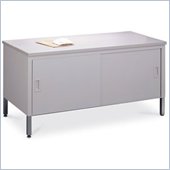 Mayline Kwik-File Mailflow Systems 48 W Storage Table w/ Doors and High Pressure Laminate