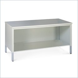 Mayline Mailflow Systems 72 W Storage Table with Shelf and High Pressure Laminate