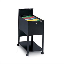 Mayline Mobilizer 1 Drawer Mobile Metal File Storage Cabinet with Lid