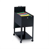Mayline Mobilizer 1 Drawer Mobile Metal File Storage Cabinet with Lid