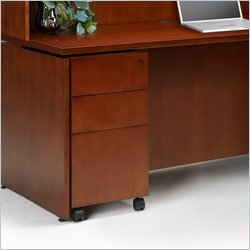 Mayline Mobile Pedestal Box/Box/File in Toffee