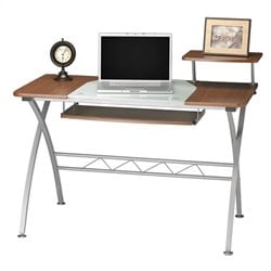 Mayline Vision Wood Top Computer Desk