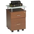 ADD TO YOUR SET: Mayline Glass-top Mobile Pedestal File