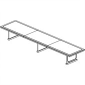 Mayline Toscana 20' Rectangular Conference Table
