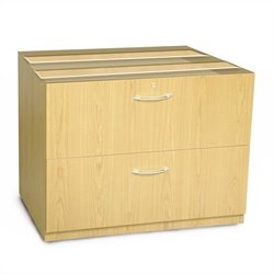 Mayline Aberdeen Credenza Lateral File in Maple
