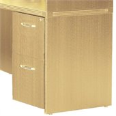 Mayline Aberdeen Credenza File/File Pedestal in Maple