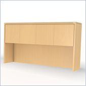 Mayline Aberdeen 72 x 15 Wood Door Hutch in Maple