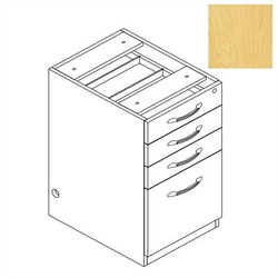 Mayline Aberdeen Credenza 20 Pencil Box/Box/File/Pedestal in Maple