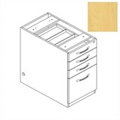 Mayline Aberdeen Desk 26 Pencil Box/Box/File Pedestal in Maple