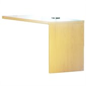 Mayline Aberdeen 48 x 24 Return Desk in Maple