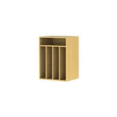 Mayline Aberdeen Vertical Paper Manager in Maple