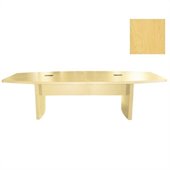 Mayline Aberdeen 120 x 48 Boat Shaped Conference Table in Maple
