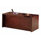 Mayline Corsica 72 Straight Front Wood Desk in Sierra Cherry Finish