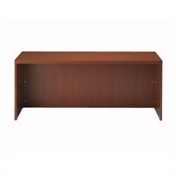 Mayline Aberdeen Wood Credenza Desk in Cherry