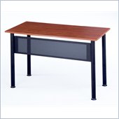 Mayline Encounter Rectangular Heavy Gauge Steel Table w/ Cherry Top