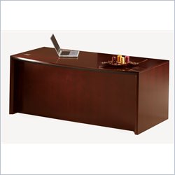 Mayline Corsica 72 Bowfront Computer Desk by Mayline