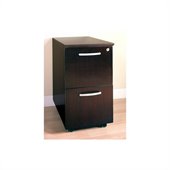 Mayline Corsica 2 Drawer Mobile Vertical Wood Filing Cabinet