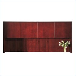 Mayline Corsica Hutch - 82 inch W-Sierra Cherry on Cherry Veneer