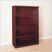 Mayline Luminary 68 H 4 Shelf Wood Bookcase in Cherry