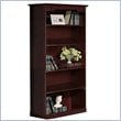 ADD TO YOUR SET: Mayline Toscana Bookcase with Five Shelves in Mahogany