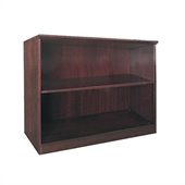 Mayline Corsica Two Shelf Bookcase in Mahagony