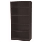 Mayline Sorrento 5 Shelf Bookcase in Espresso