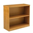 ADD TO YOUR SET: Mayline Luminary 2 Shelf Bookcase in Maple