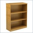 ADD TO YOUR SET: Mayline Luminary 3 Shelf Bookcase in Maple