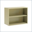 ADD TO YOUR SET: Mayline CSII 2 Shelf Metal Bookcase in Putty