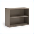 ADD TO YOUR SET: Mayline CSII 2 Shelf Metal Bookcase in Desert Sage