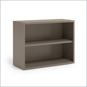 Mayline CSII 2 Shelf Metal Bookcase in Desert Sage
