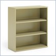 ADD TO YOUR SET: Mayline CSII 3 Shelf Metal Bookcase in Putty