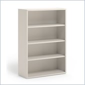 Mayline CSII 4 Shelf Metal Bookcase in Mist