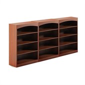 Mayline Brighton 4 Shelf Wall Bookcase in Cherry